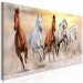 Canvas Art Print Flock of Horses (1 Part) Narrow 125160 additionalThumb 2