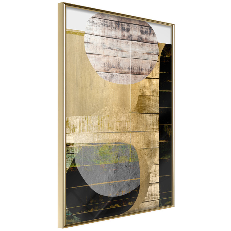 Wall Poster Abstract Construction - abstraction made of wooden planks 125260 additionalImage 12