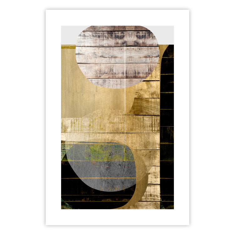 Wall Poster Abstract Construction - abstraction made of wooden planks 125260 additionalImage 18