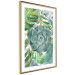 Poster Tropical Flora - flower amidst tropical plants on a white background 125760 additionalThumb 6