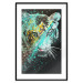 Poster Mint Tiger - colorful composition of a wild cat on a black background 126860 additionalThumb 15