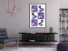 Wall Poster Greek Checkerboard - Greek sculptures on purple checkerboard background 127860 additionalThumb 24