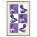 Wall Poster Greek Checkerboard - Greek sculptures on purple checkerboard background 127860 additionalThumb 20