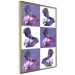Wall Poster Greek Checkerboard - Greek sculptures on purple checkerboard background 127860 additionalThumb 12