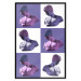 Wall Poster Greek Checkerboard - Greek sculptures on purple checkerboard background 127860 additionalThumb 16