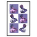Wall Poster Greek Checkerboard - Greek sculptures on purple checkerboard background 127860 additionalThumb 15