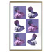 Wall Poster Greek Checkerboard - Greek sculptures on purple checkerboard background 127860 additionalThumb 16