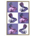Wall Poster Greek Checkerboard - Greek sculptures on purple checkerboard background 127860 additionalThumb 21