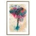 Wall Poster Elephant Trunk - cheerful colorful abstraction with African animal 128860 additionalThumb 14