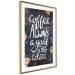 Poster Coffee Is Always a Good Idea - white English text and spices 129160 additionalThumb 7