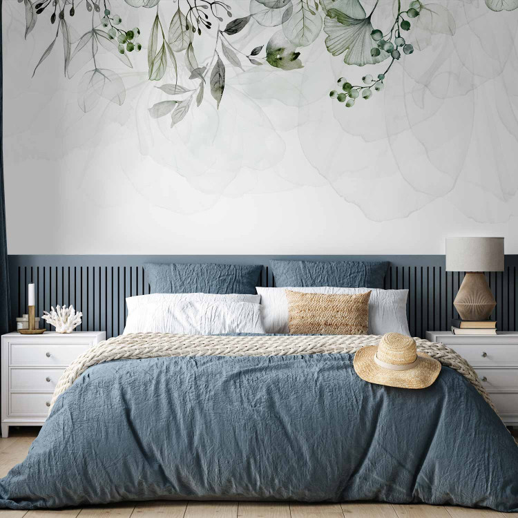 Wall Mural Foggy Nature - Green 129560 additionalImage 2