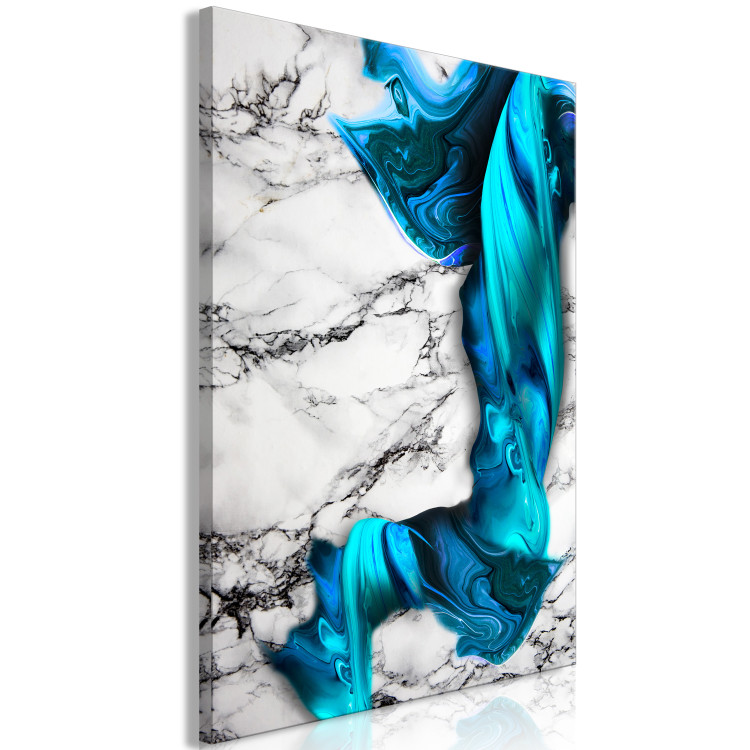Canvas Art Print Strong Attraction (1-piece) Vertical - abstraction on marble 129760 additionalImage 2