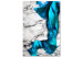 Canvas Art Print Strong Attraction (1-piece) Vertical - abstraction on marble 129760