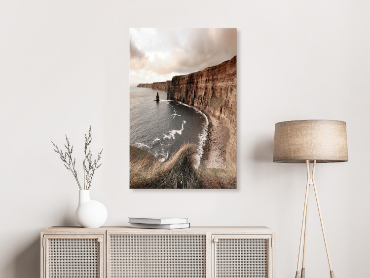 Canvas Print Lonely Cliffs (1-piece) Vertical - seascape landscape 130260 additionalImage 3