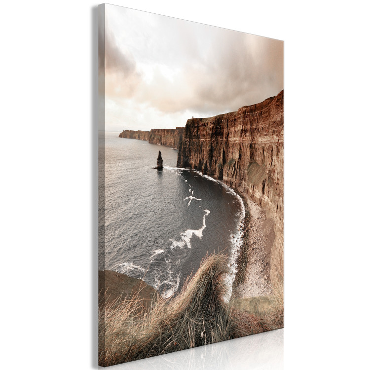 Canvas Print Lonely Cliffs (1-piece) Vertical - seascape landscape 130260 additionalImage 2