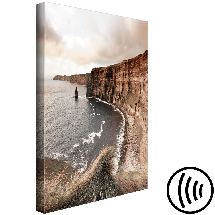 Canvas Print Lonely Cliffs (1-piece) Vertical - seascape landscape 130260 additionalImage 6