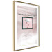 Wall Poster Love is not a Disease - English quote on an abstract pink background 130760 additionalThumb 4