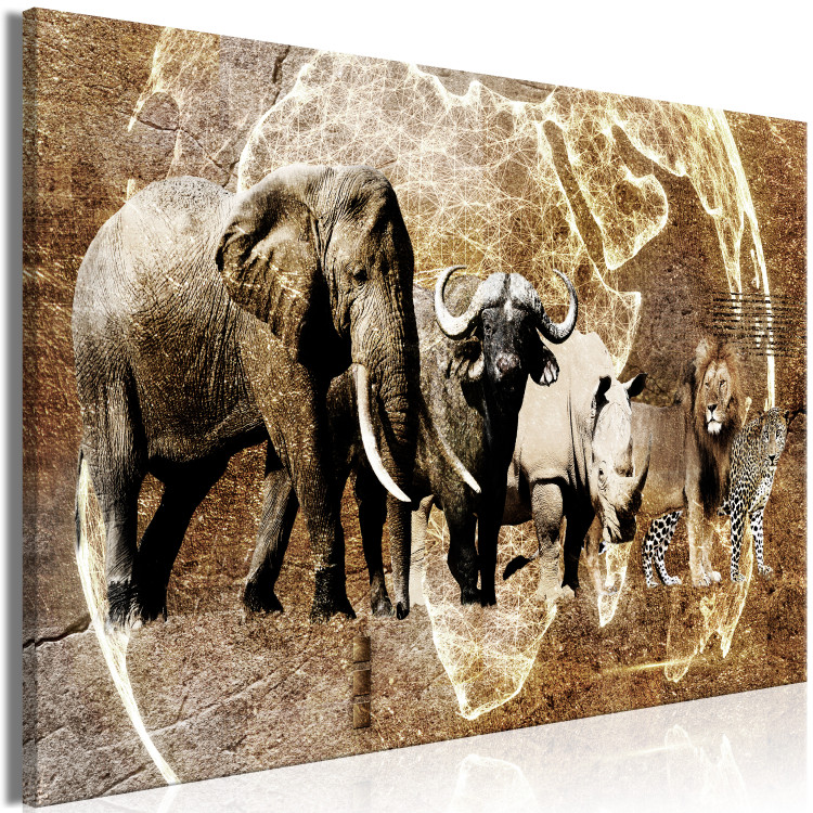 Large canvas print Memories from Africa [Large Format] 131860 additionalImage 3