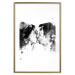 Poster Spontaneous Kiss - romantic kiss of people on a white background 132160 additionalThumb 14