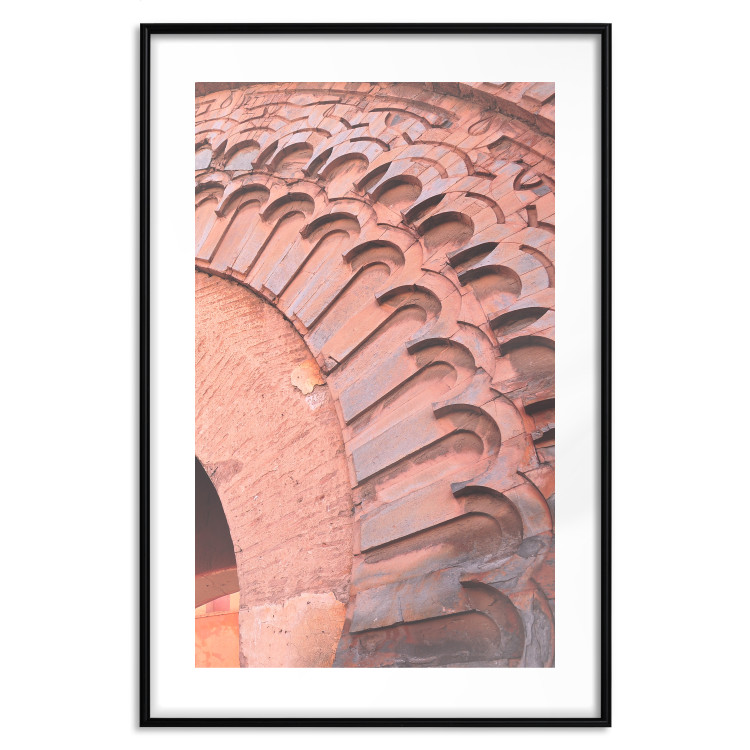 Wall Poster Pastel Detail - orange architecture of a brick tunnel in the city 134760 additionalImage 17