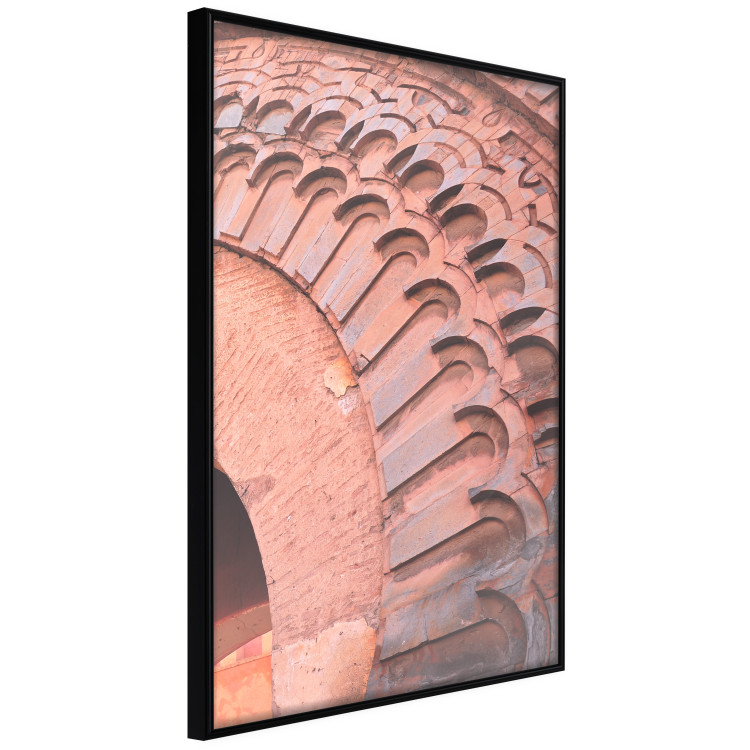 Wall Poster Pastel Detail - orange architecture of a brick tunnel in the city 134760 additionalImage 11