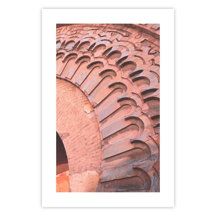 Wall Poster Pastel Detail - orange architecture of a brick tunnel in the city 134760 additionalImage 14