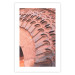 Wall Poster Pastel Detail - orange architecture of a brick tunnel in the city 134760 additionalThumb 14