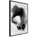 Wall Poster Painted by Light - black abstraction of a human face on a white background 135360 additionalThumb 3