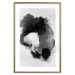 Wall Poster Painted by Light - black abstraction of a human face on a white background 135360 additionalThumb 15