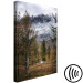 Canvas Art Print Autumn Guest (1-piece) Vertical - forest landscape overlooking mountains 138760 additionalThumb 6