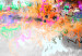 Canvas Vivid Glow (1-piece) Narrow - colorful abstraction amidst grays 143160 additionalThumb 4