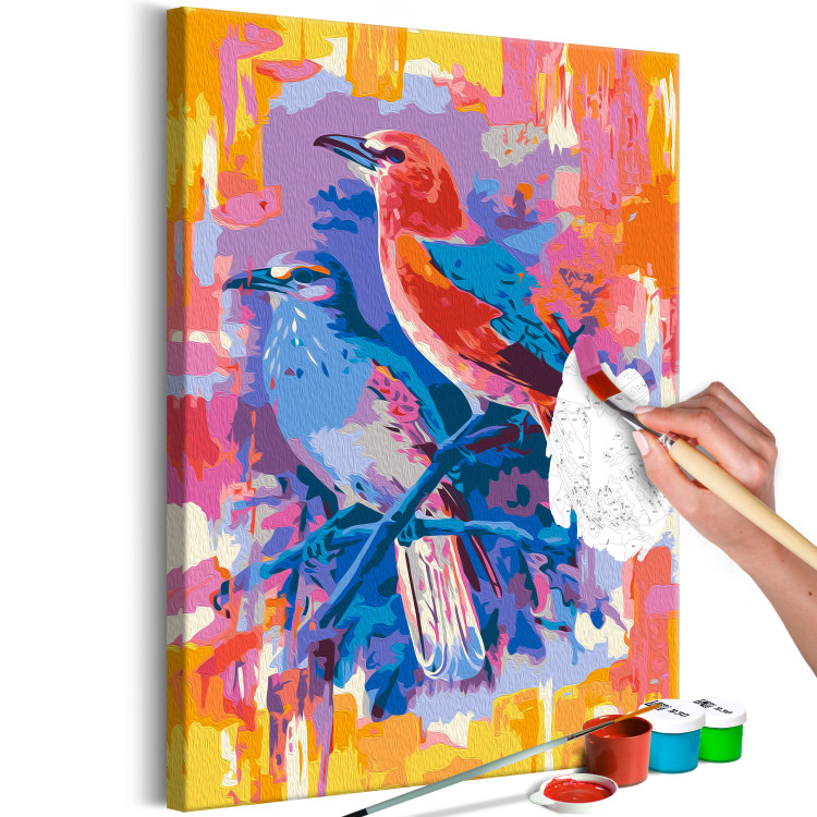Paint by number Red Bird and Blue Bird 143660 additionalImage 6
