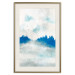 Wall Poster Blue Forest - Delicate, Hazy Landscape in Blue Tones 145760 additionalThumb 27