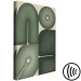 Canvas Print Sage Shapes - Geometric Forms in Shades of Green 150060 additionalThumb 6