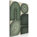 Canvas Print Sage Shapes - Geometric Forms in Shades of Green 150060 additionalThumb 2
