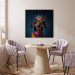 Canvas AI Dog Dachshund - Portrait of a Smiling Animal Wearing a Crown - Square 150260 additionalThumb 5