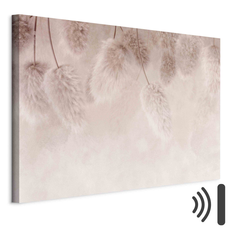 Canvas Pink Boho - Pastel Composition With Fluffy Plants 151460 additionalImage 8