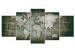 Canvas Print Emerald Map 91860