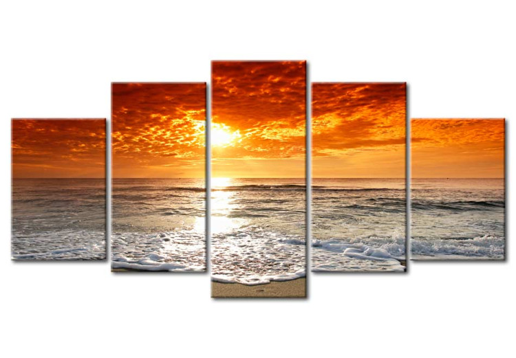 Print On Glass Calm Ocean [Glass] 92360 additionalImage 2