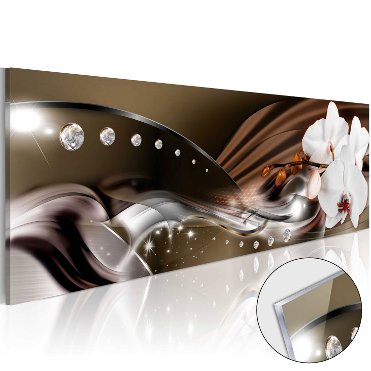 Print On Glass A Trail of an Orchid [Glass] 92660