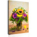 Canvas Print Floral Charm (1-piece) - Romantic Bouquet of Autumn Flowers 93060 additionalThumb 2