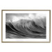 Poster Surfer's Paradise - black and white landscape of a turbulent sea wave 115170 additionalThumb 14