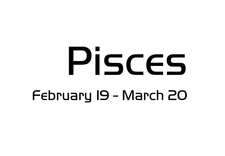 Poster Pisces - simple black and white composition with zodiac sign and text 117070 additionalImage 8