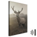 Canvas Art Print Deer in Sepia (1 Part) Vertical 119170 additionalThumb 8