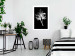 Wall Poster Night Flower - black and white composition with a delicate plant motif 119270 additionalThumb 3