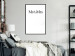 Wall Poster Mr. and Mrs. - black and white simple composition with English text 120470 additionalThumb 3