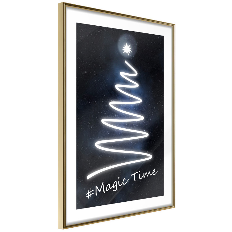 Poster Magical Time - English text on a background of night sky with stars 125270 additionalImage 8