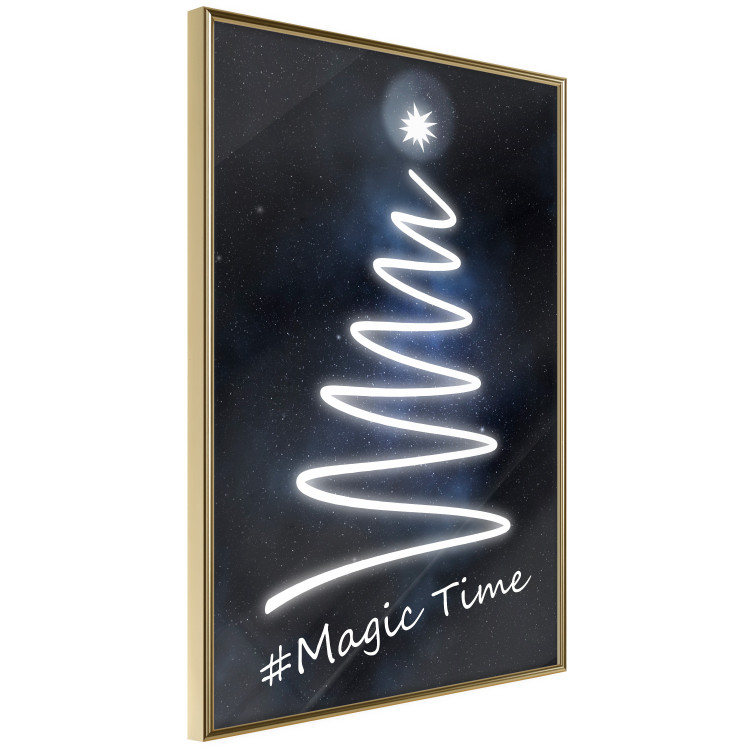 Poster Magical Time - English text on a background of night sky with stars 125270 additionalImage 12