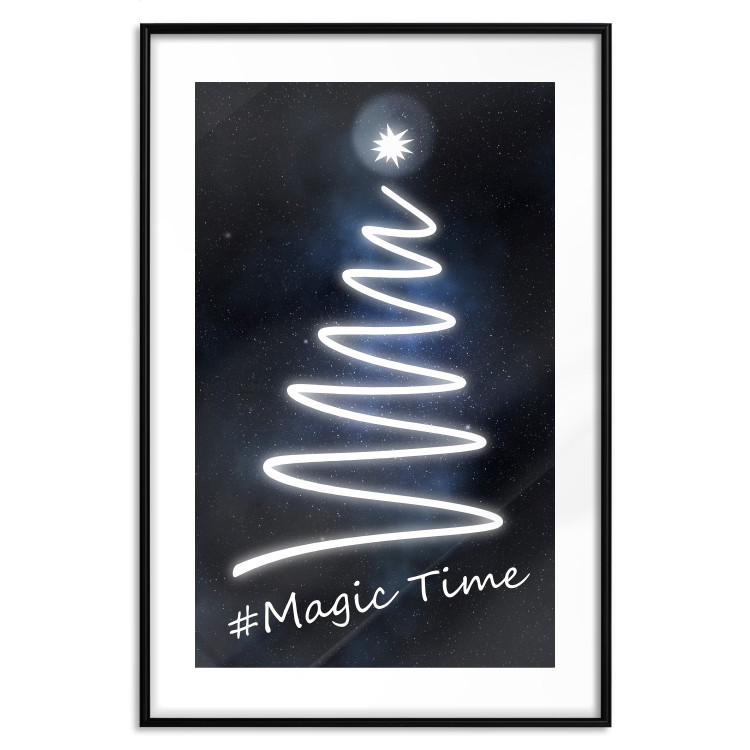 Poster Magical Time - English text on a background of night sky with stars 125270 additionalImage 17