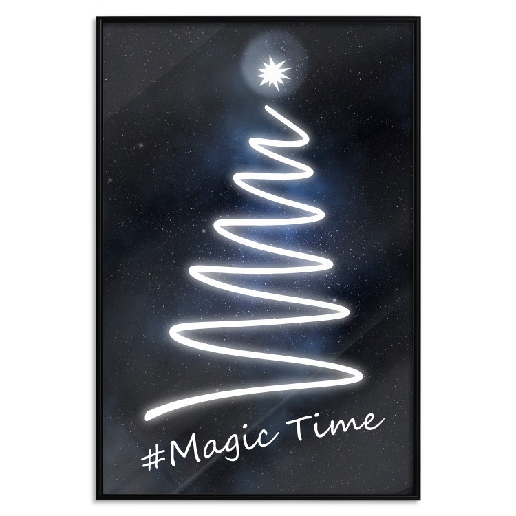 Poster Magical Time - English text on a background of night sky with stars 125270 additionalImage 18